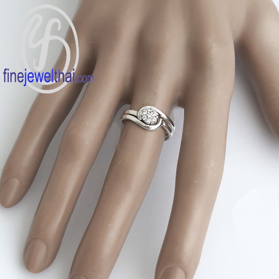 แหวน-แหวนเซ็ต-แหวนเพชร-แหวนเงินแท้ - R140400_1405cz