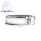 Diamond-CZ-Silver-Wedding-Ring-Finejewelthai-R1420cz