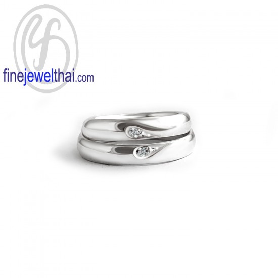 แหวนเพชร-แหวนเงิน-เพชรแท้-เงินแท้925-แหวนคู่-แหวนหมั้น-แหวนแต่งงาน-Diamond_Gift_Set24