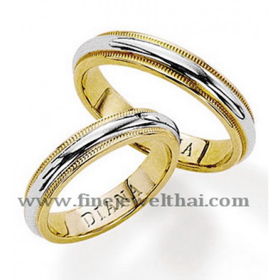 แหวนคู่-แหวนทอง-ทองแท้-แหวนเกลี้ยง-แหวนหมั้น-แหวนแต่งงาน-RG1 (Two ring)