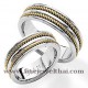 Whitegold-Gold-18K-Engagement-Wedding-Ring-RWG41 (Two ring)