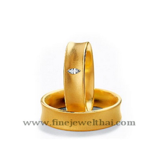 แหวนคู่-แหวนเพชร-แหวนทอง-ทองคำ-แหวนหมั้น-แหวนแต่งงาน-Finejewelthai-RG16 (Two ring)