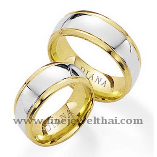 แหวนคู่ แหวนทองคำ แหวนหมั้น แหวนแต่งงาน - RG8 (Two ring)