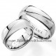 แหวนคู่-แหวนทองคำขาว-แหวนเกลี้ยง-แหวนหมั้น-แหวนแต่งงาน-RWG39 ( Two ring)