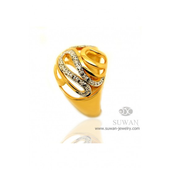 แหวนสายน้ำ-2-กษัตริย์-แหวนเงิน-แหวนเพชร-เพชรสังเคราะห์-SWR001-G
