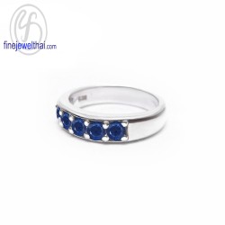 แหวนไพลิน-แหวนเงิน-แหวนพลอย-ทับทิมแท้-R1003bl แหวนไพลิน-แหวนเงิน-แหวนพลอย-ทับทิมแท้-R1003bl