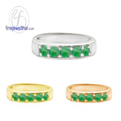 แหวนมรกต-แหวนเงิน-แหวนพลอยแท้-แหวนประจำเดือนเกิด-R1003em