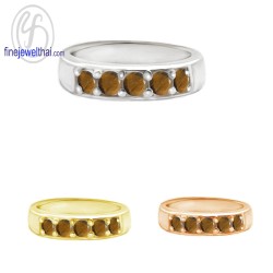 แหวนไทเกอร์อาย-แหวนเงิน-แหวนพลอยแท้-แหวนประจำเดือนเกิด-R1003te