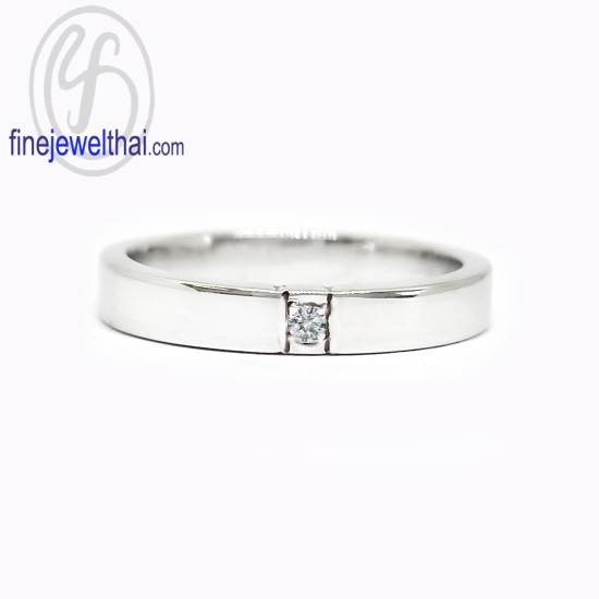 Finejewelthai-Diamond-CZ-Silver-Couple-White-Gold-Ring-R1005-1016cz Finejewelthai-Diamond-CZ-Silver-Couple-White-Gold-Ring-R1005-1016cz