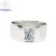 Finejewelthai-แหวนคู่-แหวนเพชร-แหวนเงินแท้-แหวนหมั้น-แหวนแต่งงาน-Gift_set141