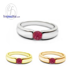 แหวนทับทิม-แหวนเงิน-แหวนพลอย-ทับทิมแท้-R1013rb