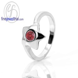 แหวนทับทิม-แหวนเงิน-แหวนพลอยแท้-แหวนประจำเดือนเกิด-R1032rb แหวนทับทิม-แหวนเงิน-แหวนพลอยแท้-แหวนประจำเดือนเกิด-R1032rb