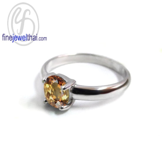 แหวนซิทริน-แหวนเงิน-แหวนพลอยแท้-แหวนประจำเดือนเกิด-R1039ct แหวนซิทริน-แหวนเงิน-แหวนพลอยแท้-แหวนประจำเดือนเกิด-R1039ct