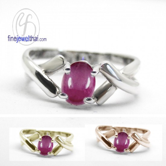 Ruby-Birthstone-silver-ring-finejewelthai-R1040rb-ov1
