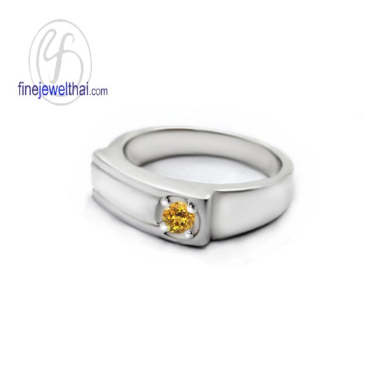 แหวนซิทริน-แหวนเงิน-แหวนพลอยแท้-แหวนประจำเดือนเกิด-R1061ct แหวนซิทริน-แหวนเงิน-แหวนพลอยแท้-แหวนประจำเดือนเกิด-R1061ct