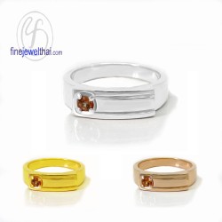 แหวนบุษราคัม-แหวนเงิน-แหวนพลอยแท้-แหวนประจำเดือนเกิด-R1061yl