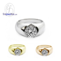แหวนเพชร-แหวนเงิน-เพชรสังเคราะห์-เงินแท้-แหวนหมั้น-แหวนแต่งงาน-R1062cz