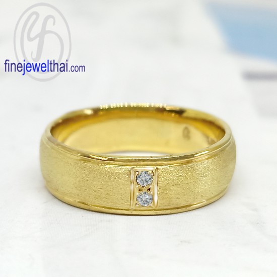 Diamond-Cz-Silver-Wedding-Ring-Finejewelthai-R1088cz2p