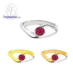 แหวนทับทิม-แหวนเงิน-แหวนพลอย-ทับทิมแท้-R1073rb