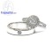 Finejewelthai-แหวนคู่-แหวนเพชร-แหวนเงินแท้-เพชรสังเคราะห์-แหวนแต่งงาน-ชุบทองคำขาว-R1086-1210cz