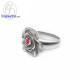 แหวนทับทิม-แหวนเงิน-แหวนพลอยแท้-แหวนประจำเดือนเกิด-R1093rb