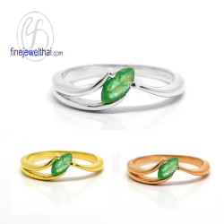 แหวนมรกต-แหวนเงิน-แหวนพลอยแท้-R1100em
