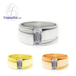 แหวนเพชร-แหวนเงิน-เพชรสังเคราะห์-เงินแท้925-แหวนหมั้น-แหวนแต่งงาน-R1102cz-em