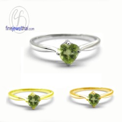 แหวนเพอริดอท-แหวนเงิน-แหวนพลอยแท้-แหวนประจำเดือนเกิด-R1107pd-ht