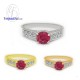 แหวนทับทิม-เพชรcz-แหวนเงิน-แหวนพลอย-ทับทิมแท้-R1113rb แหวนทับทิม-เพชรcz-แหวนเงิน-แหวนพลอย-ทับทิมแท้-R1113rb
