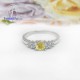 Yellow-Sapphire-Diamond-CZ-Silver-Ring-Finejewelthai-R1116yl