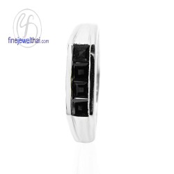 แหวนนิล-นิลแท้-เงินแท้-แหวนเงิน-R1118on