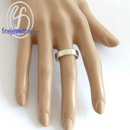 Finejewelthai-Diamond-CZ-Silver-Couple-White-Gold-Ring-R112300-1233czg-wg