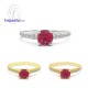 แหวนทับทิม-เพชรcz-แหวนเงิน-แหวนพลอย-ทับทิมแท้-R1129rb แหวนทับทิม-เพชรcz-แหวนเงิน-แหวนพลอย-ทับทิมแท้-R1129rb