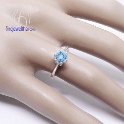 แหวนโทพาซ-แหวนเงิน-แหวนพลอยแท้-แหวนประจำเดือนเกิด-R1130tp