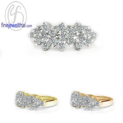 แหวนเพชร-แหวนเงิน-เพชรสังเคราะห์-เงินแท้-แหวนหมั้น-แหวนแต่งงาน-R1148cz