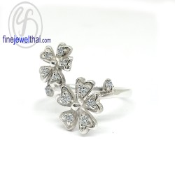 แหวนเพชร-แหวนเงิน-เพชรสังเคราะห์-เงินแท้-แหวนหมั้น-แหวนแต่งงาน-R1151cz