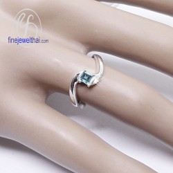 แหวนโทพาซ-แหวนเงิน-แหวนพลอยแท้-แหวนประจำเดือนเกิด-R1154tp