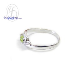 แหวนเพอริดอท-เพชรcz-แหวนเงิน-แหวนพลอย-แหวนประจำเดือนเกิด-R1186pd แหวนเพอริดอท-เพชรcz-แหวนเงิน-แหวนพลอย-แหวนประจำเดือนเกิด-R1186pd