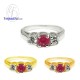 แหวนทับทิม-เพชรcz-แหวนเงิน-แหวนพลอย-ทับทิมแท้-R1156rb แหวนทับทิม-เพชรcz-แหวนเงิน-แหวนพลอย-ทับทิมแท้-R1156rb