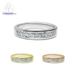 แหวนเพชร-แหวนเงิน-เพชรสังเคราะห์-เงินแท้-แหวนหมั้น-แหวนแต่งงาน-R1161cz