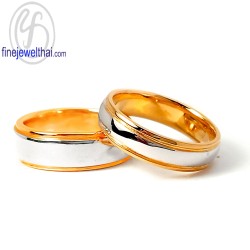 แหวนคู่-แหวนเงิน-เงินแท้-แหวนแต่งงาน-R1171-121500pg-wg