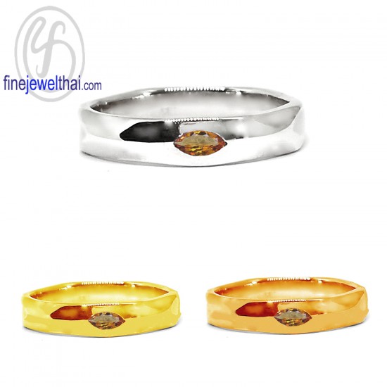 แหวนซิทริน-แหวนเงิน-ซิทรินแท้-เงินแท้-แหวนพลอยแท้-R1173ct-mq