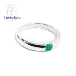 แหวนมรกต-แหวนเงิน-แหวนพลอยแท้-แหวนประจำเดือนเกิด-R1178em
