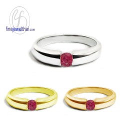แหวนทับทิม-แหวนเงิน-แหวนพลอย-ทับทิมแท้-R1178rb