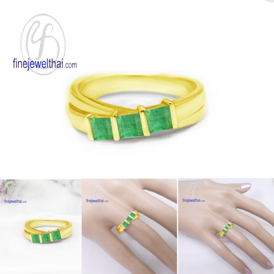แหวนมรกต-แหวนเงิน-แหวนพลอยแท้-แหวนประจำเดือนเกิด-R1180em แหวนมรกต-แหวนเงิน-แหวนพลอยแท้-แหวนประจำเดือนเกิด-R1180em