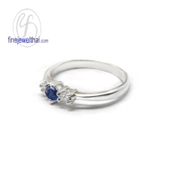 แหวนไพลิน-เพชรcz-แหวนเงิน-แหวนพลอย-แหวนประจำเดือนเกิด-R1182bl แหวนไพลิน-เพชรcz-แหวนเงิน-แหวนพลอย-แหวนประจำเดือนเกิด-R1182bl