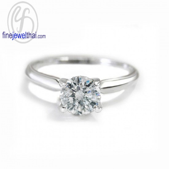 Couple-Diamond-Cz-Silver-Wedding-Ring-Finejewelthai-R1345cz2p-R1184cz_5m