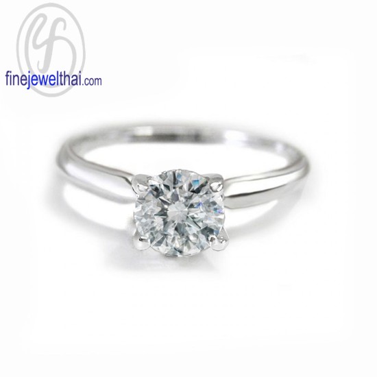 แหวนคู่-แหวนเพชร-แหวนเงิน-เพชรสังเคราะห์-เงินแท้ 925-R1345cz2p-R1184cz_5m