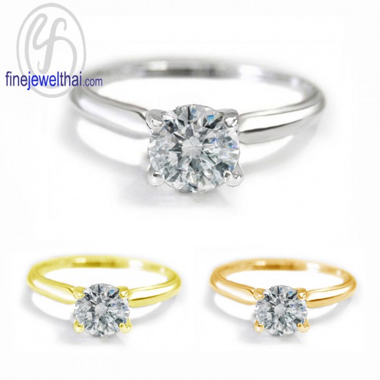 Diamond-CZ-Silver-Wedding-Ring-Finejewelthai-R1184cz_5m