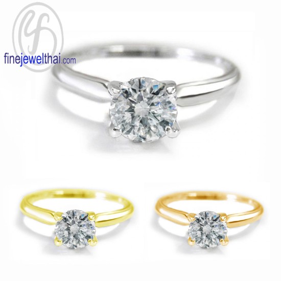 Diamond-CZ-Silver-Wedding-Ring-Finejewelthai-R1184cz_5m Diamond-CZ-Silver-Wedding-Ring-Finejewelthai-R1184cz_5m